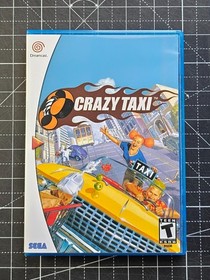 Dreamcast Crazy Taxi Version 1 Your Choice of Custom Case NO Game or Manual