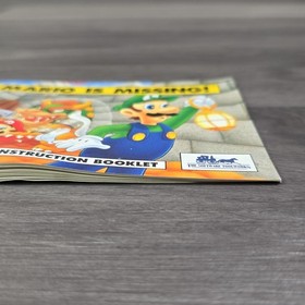 ORIGINAL Nintendo NES MARIO IS MISSING Instruction Booklet Manual Book Only
