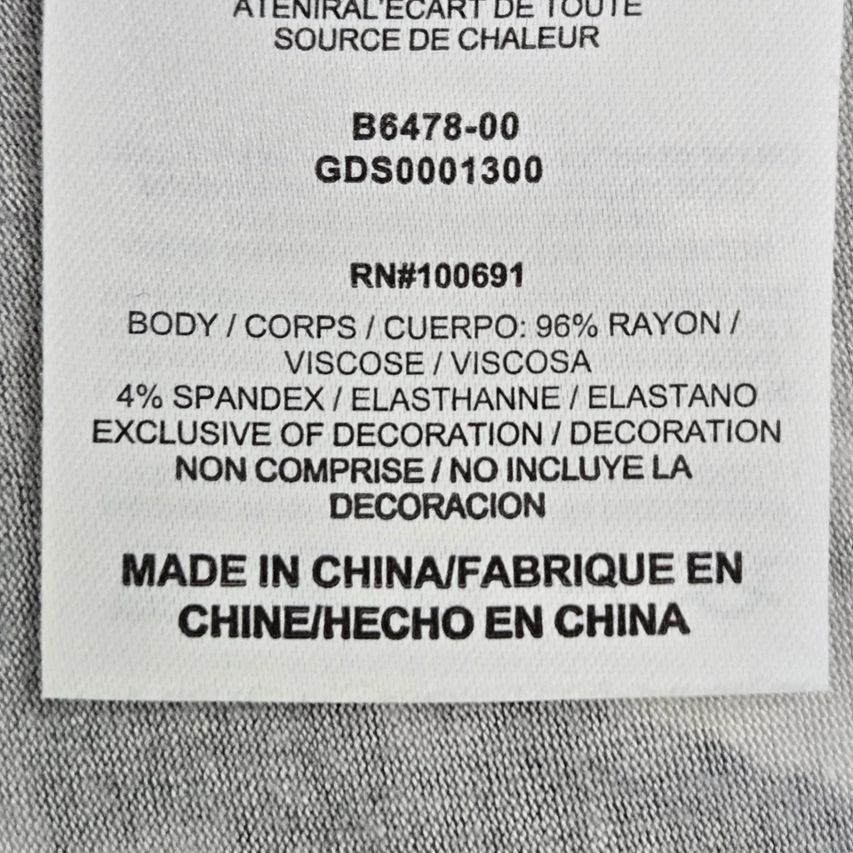 Vestido Hurley Mujer XL Negro Abstracto Cuello en V Sin Mangas Tank Midi Foto 3 de 4