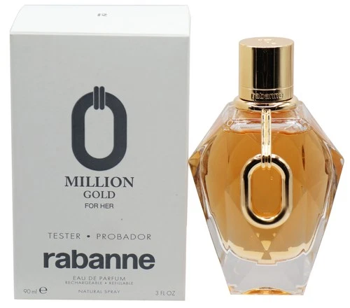 Million Gold For Her By Paco Rabanne Edp 3.0 oz/90ml Women New Same as Pic