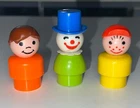VINTAGE FISHER PRICE LITTLE PEOPLE LOT Of 3