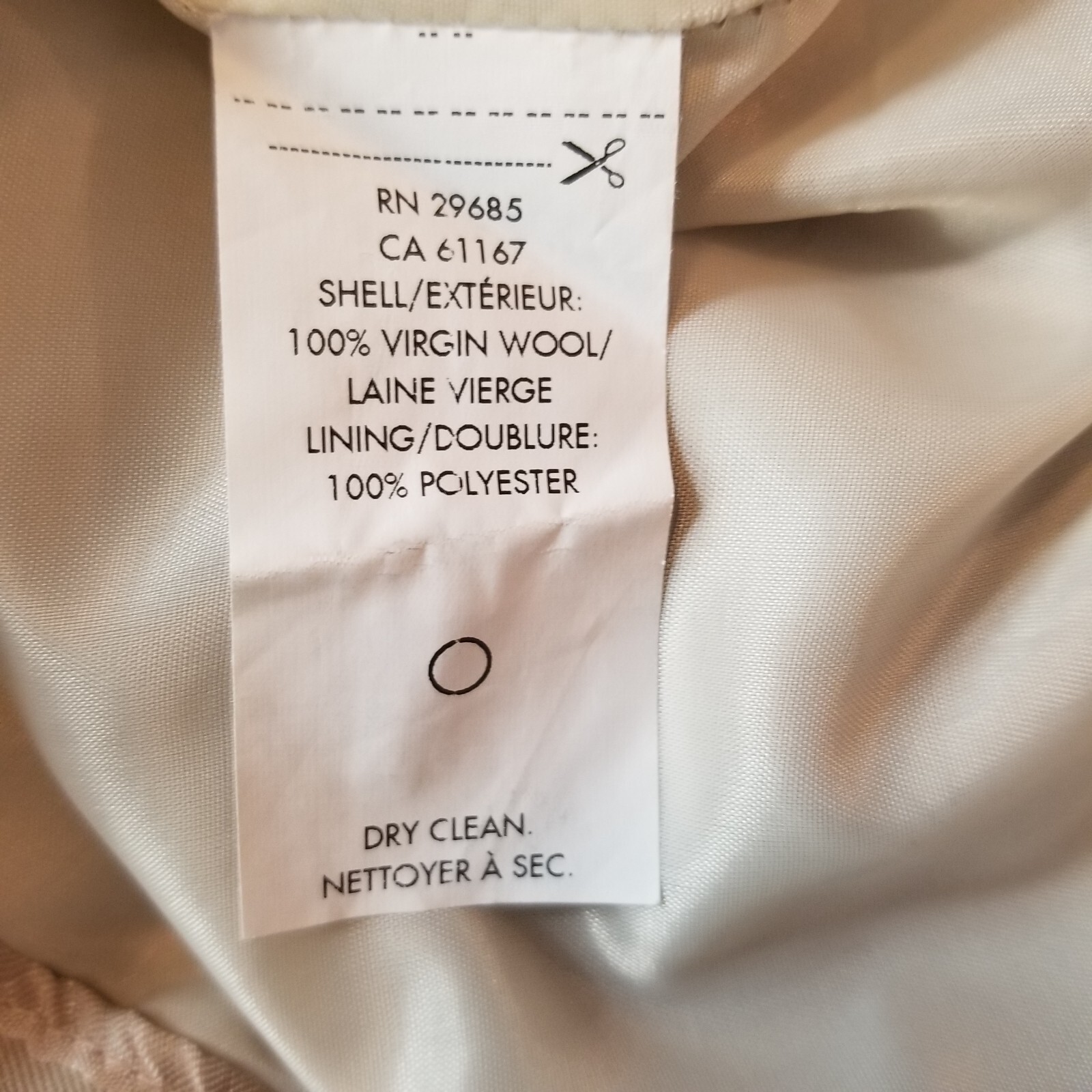 PENDLETON 100% Virgin Wool Lined Elastic Back Str… - image 5