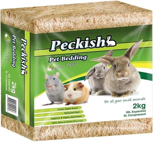 Peckish Green Apple Scent Wood Shavings for Pet Bedding 30 Liter - Picture 2 of 3