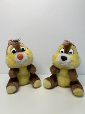 Walt Disney Productions Chip und Chap Disneyland Plüsch Figuren Vintage Sammler