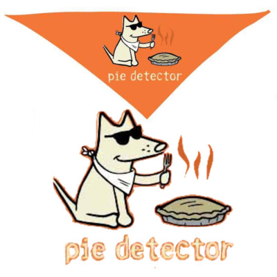 Teddy the Dog Doggie Bandana Pie Detector Holiday Thanksgiving