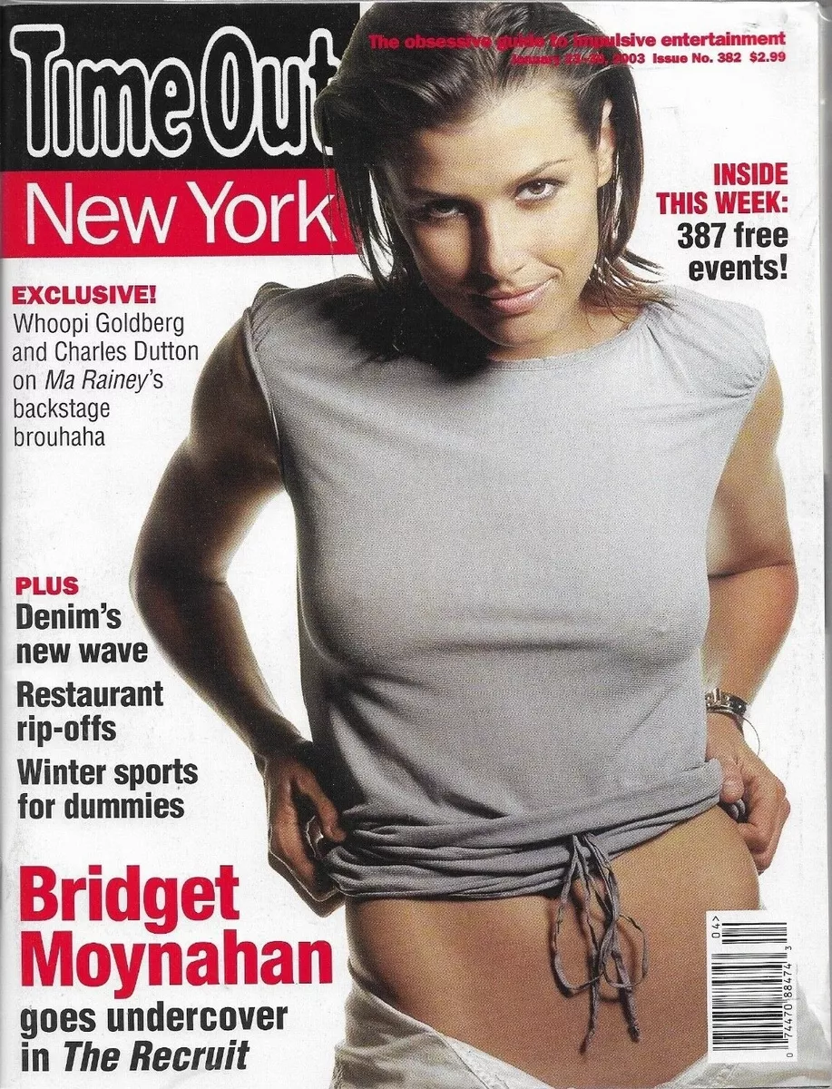 BRIDGET MOYNAHAN -TIME OUT New York Mag Jan 23-30, 2003 - LIKE NEW