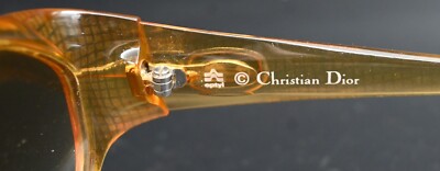 RARE Vintage oversize sunglasses from the 80ies, Christian Dior