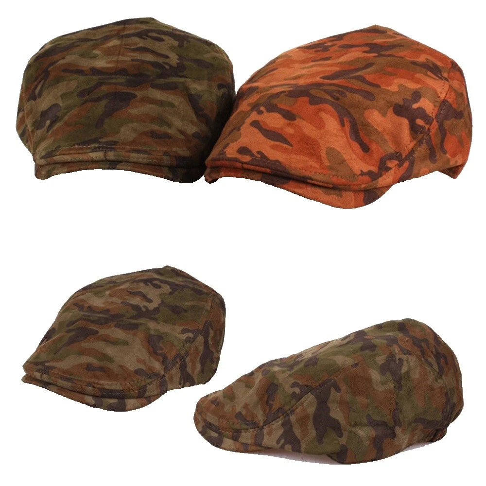 Gorras Planas de Camuflaje para Hombre Acrílico