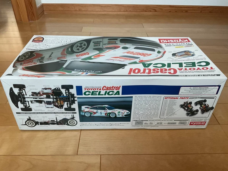 Kyosho 1/10 RC Toyota Castrol Celica Pure Ten EP Spider 4WD Model Kit from Japan - Image 4 of 4