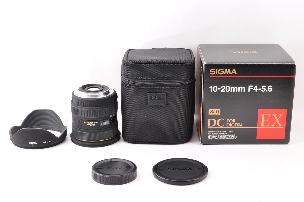 MINT SIGMA 10-20mm F4-5.6 EX DC HSM for Canon EF mount cameras | eBay