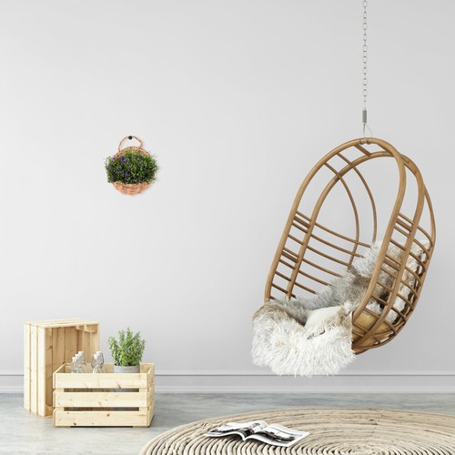 4 Pcs Rattan Flower Basket Baby Hanging Potting Handmade Storage