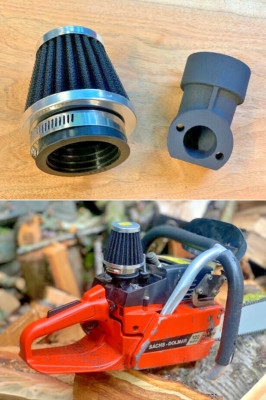 Dolmar / Makita 116 120SI 6800i Chainsaw V Stack Air Filter Mount
