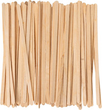 500 Count 5.5 Inch Wooden Coffee Stirrers - Wood Stir Sticks, Biodegradable