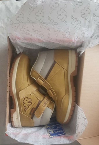 Kappa Bright Mid Fur K 260329K-4143 Boys winter Boots UK1.5 Beige - Picture 9 of 11
