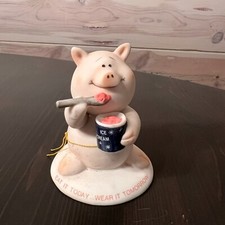 Vintage Pig Tales Eat it Today Wear It Tomorrow 1986 Taiwan With Tag 3 1/2"