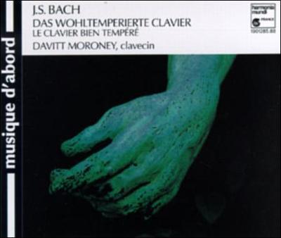 DAVID MORONEY / BACH das wohltemperierte clavier HARMONIA MUNDI sealed