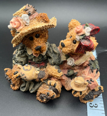 Boyds Bears & Friends Collection Emma & Bailey Afternoon Tea Bear Figurine #2277