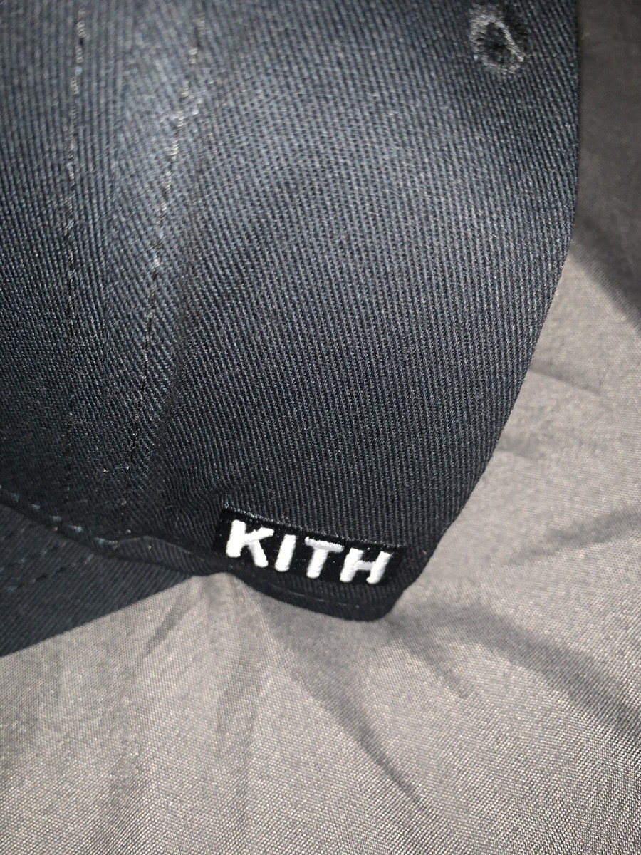 Kith X Nike Swoosh Snapback Hat Black - Ronnie Fieg - IN HAND | eBay