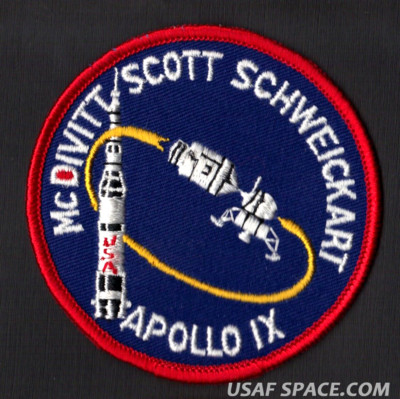 APOLLO 9 LION BROTHERS VINTAGE ORIGINAL NASA CLOTH BACK SPACE PATCH ...