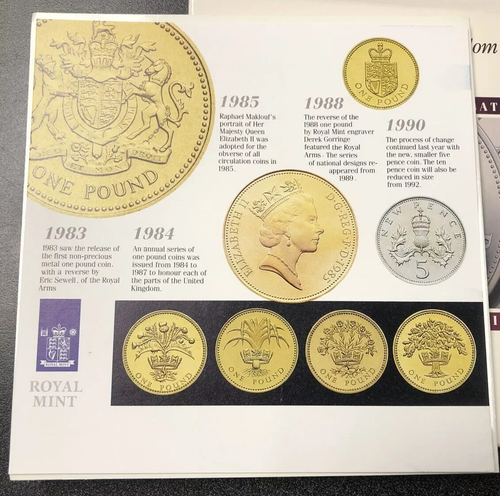 1991 GREAT BRITAIN / NORTHERN IRELAND UK - OFFICIAL BRITISH MINT UNC SET (7) - 第 8/11 張圖片