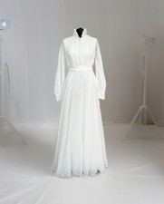 Original Vintage Brautkleid Bridget Schwarz 6217 Uk 10