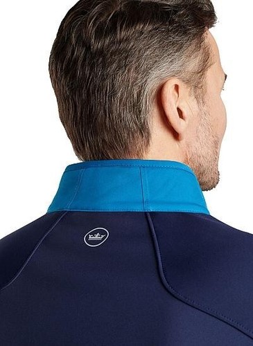 $230 Peter Millar Golf Merge Elite Hybrid Full-Zip Golf Jackets Jewel Blue Sz M - Picture 4 of 4