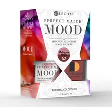 LeChat Perfect Match MOOD Changing Matching Gel & Polish Duo Mahogany Magic #62