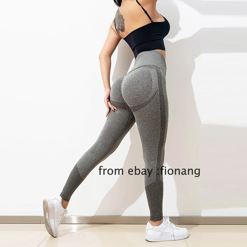 Women Anti-Cellulite Yoga Pants Push Up Tik Tok Leggings Bum Butt Lift  Sport Gym