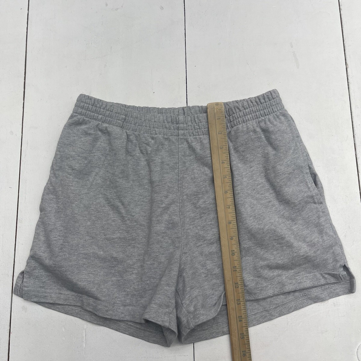 John Galt Gray Sweat Shorts Women's Size Large | eBay