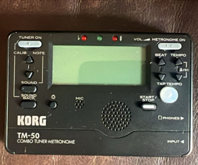 KORG TM-50 Combo Instrument Tuner and Metronome