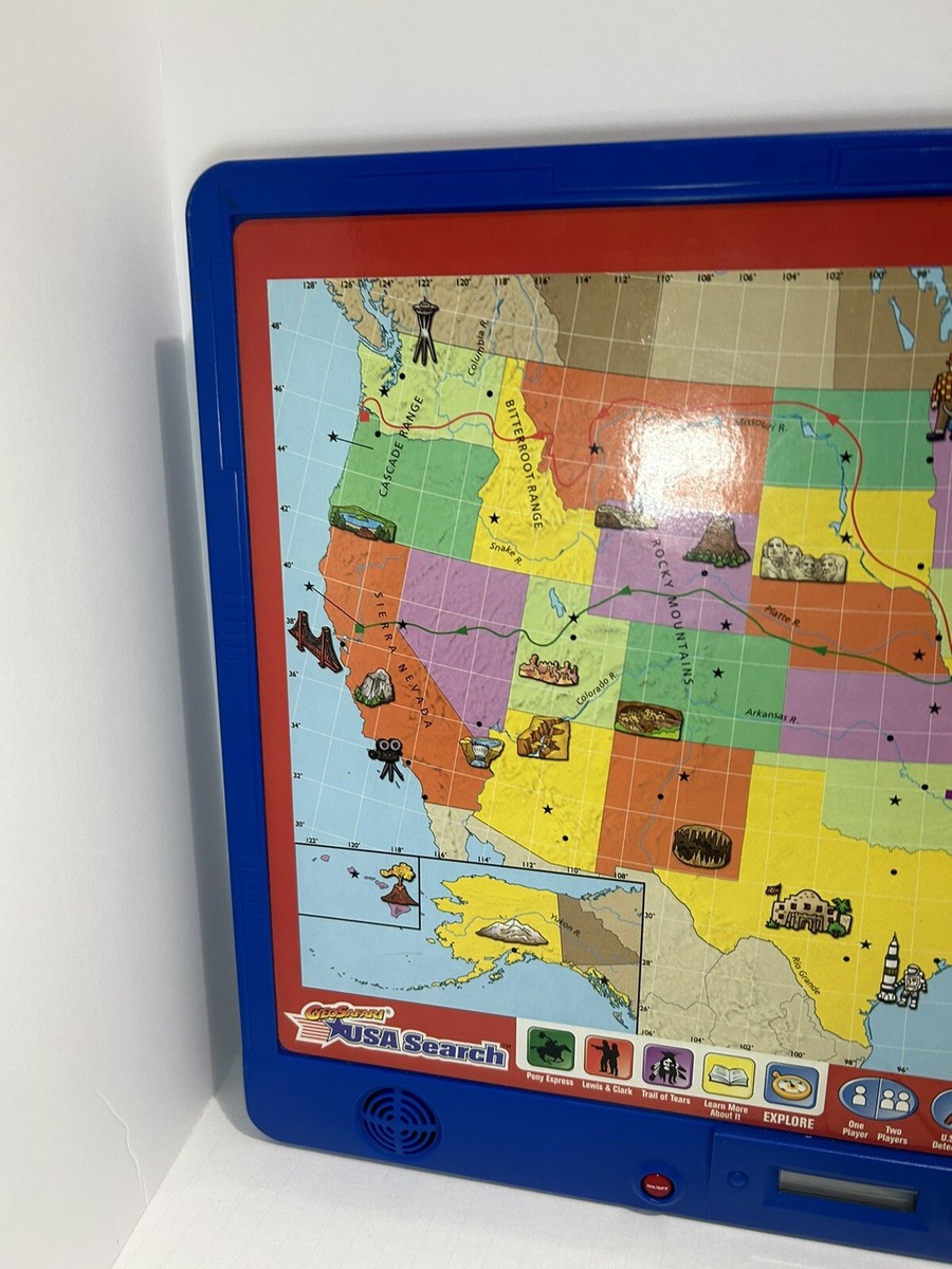 Vintage 90s GeoSafari USA Search Electronic Learning Game USA | eBay