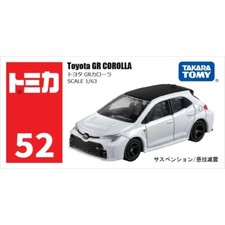 Takara Tomy Tomica 52 Toyota GR COROLLA White Diecast Toy Model Car New 2023