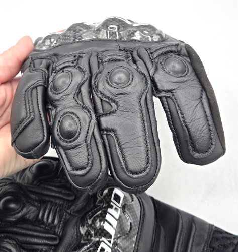 Dainese Carbon 4 Short Leather Gloves, *NWT* Black/Black 3XL 201815958-631-XXXL - Foto 18 di 19