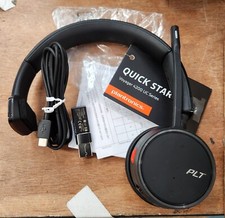 Wireless Mic Headset- Plantronics Voyager 4200 UC Headset Microphone USB Open bo