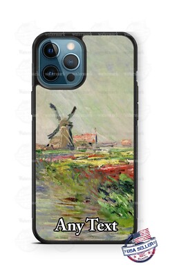Champ De Tulipes en Hollande Monet Personalized Phone Case Cover fits iPhone etc