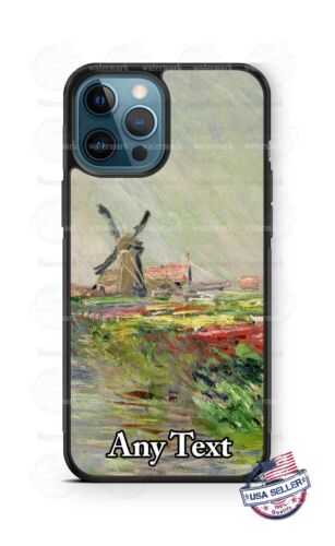 Champ De Tulipes en Hollande Monet Personalized Phone Case Cover fits iPhone etc - Picture 1 of 10