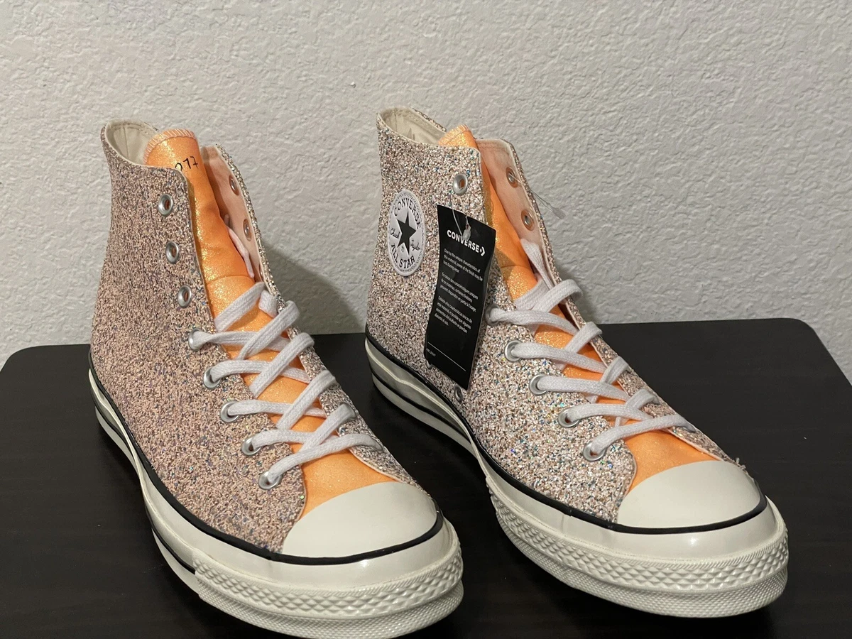 Converse x jw anderson glitter chuck 7 high top sale
