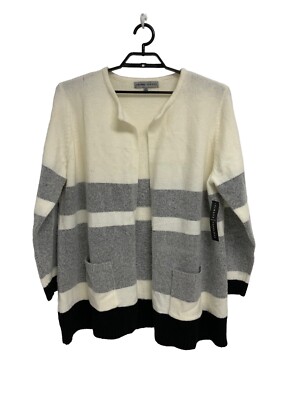 Absolutely Famous Women's Plus Size Multicolor Open Sweater Size 3X