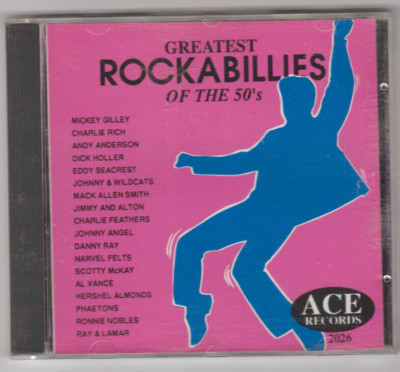 RARE 1990 CD - Greatest Rockabillies Of The 50'S - ACE Records 2026