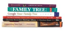 Lot of 6 Genealogy Ancestry Family History Family Tree Research Guide Books