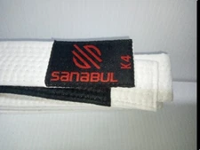 Sanabul Brazilian Jiu Jitsu Belt White K4