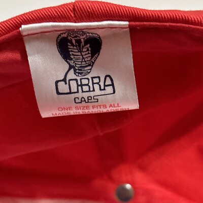 Vintage Maroon 6 Panel Corde Doublée Cobra Cap
