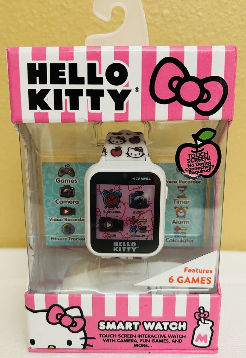 Hello Kitty INTERACTIVE Learning Touchscreen Kids Smart Watch Red