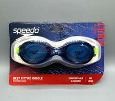 Speedo Adult Boomerang Swim Goggles - Blue Cobalt, Ages 14