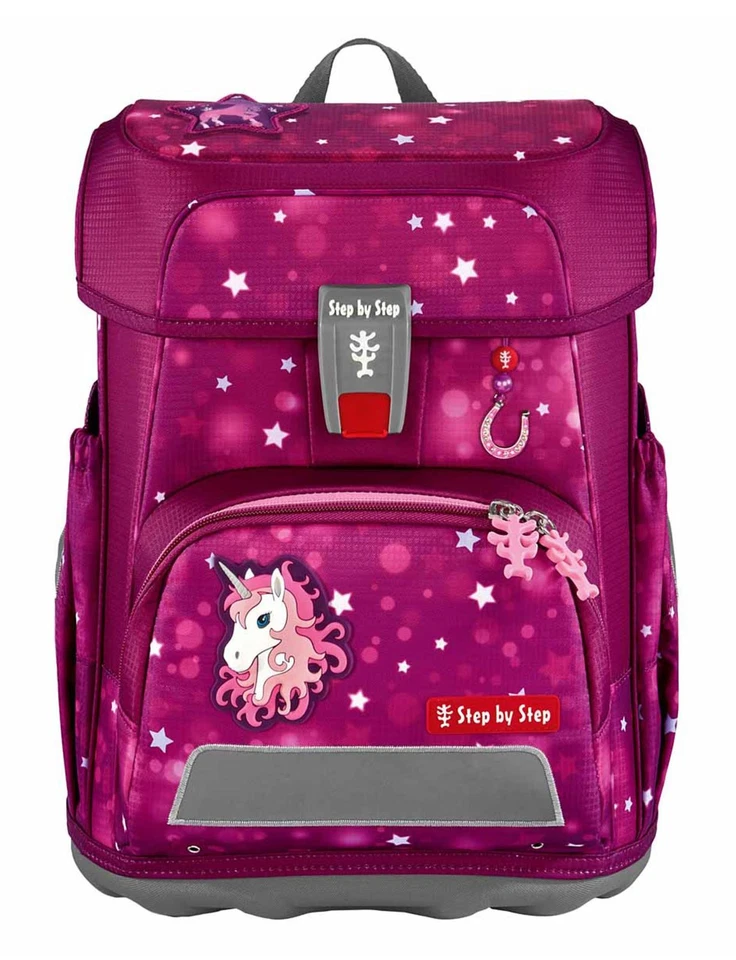 Step by Step Cloud Schulranzen-Set 5-teilig Sweet Unicorn Nuala beere Neu - Bild 2 von 4