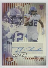 2022 Panini Illusions Rookie Signs Orange Ty Chandler #RS-TC Auto rp9