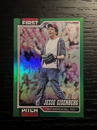 2026 Topps Series 1 Jesse Eisenberg Green Foil (RAW)