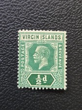 Timbres - Îles Vierges - Roi George V - Sn très bon état 47 demi penny - MNH - 1921