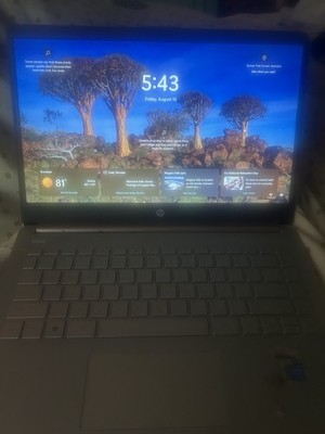 HP 14-dq0760dx 14 Inch HD Laptop Intel Celeron N4120 4GB DDR4 RAM 128GB eMMC