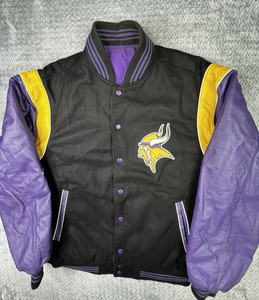Minnesota Vikings Leather Jacket | eBay